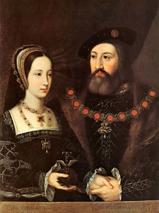 Hochzeitsgemälde von Mary Tudor und Charles Brandon
