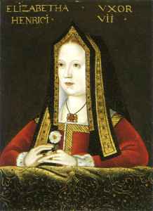 Elizabeth von York, Tochter von Elizabeth Woodville, als Königin